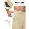 image:imageTBMPOY Mens Linen Pants Casual Travel 5 Pockets Lightweight Breathable Dress Pants Summer Beach Work TrousersLight Khaki