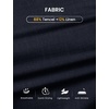 image:imageTBMPOY Mens Linen Pants Casual Travel 5 Pockets Lightweight Breathable Dress Pants Summer Beach Work TrousersNavy Blue