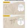 image:imageTBMPOY Mens Linen Pants Casual Travel 5 Pockets Lightweight Breathable Dress Pants Summer Beach Work TrousersOffwhite