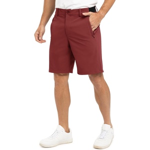 image:imageTBMPOY Mens 9 Golf Shorts Stretch Quick Dry Casual Dress Shorts Flat Front Lightweight for Work Business TravelWine Red