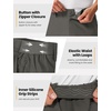 image:imageTBMPOY Mens 9 Golf Shorts Stretch Dress Quick Dry Casual Flat Front Elastic Waist Work Shorts for Men with 5 PocketsDark Grey