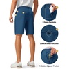 image:imageTBMPOY Mens 9 Golf Shorts Stretch Dress Quick Dry Casual Flat Front Elastic Waist Work Shorts for Men with 5 PocketsDenim Blue