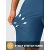 image:imageTBMPOY Mens 9 Golf Shorts Stretch Dress Quick Dry Casual Flat Front Elastic Waist Work Shorts for Men with 5 PocketsDenim Blue