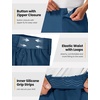 image:imageTBMPOY Mens 9 Golf Shorts Stretch Dress Quick Dry Casual Flat Front Elastic Waist Work Shorts for Men with 5 PocketsDenim Blue