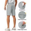 image:imageTBMPOY Mens 9 Golf Shorts Stretch Dress Quick Dry Casual Flat Front Elastic Waist Work Shorts for Men with 5 PocketsLight Grey