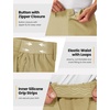 image:imageTBMPOY Mens 9 Golf Shorts Stretch Dress Quick Dry Casual Flat Front Elastic Waist Work Shorts for Men with 5 PocketsLight Khaki