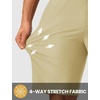 image:imageTBMPOY Mens 9 Golf Shorts Stretch Dress Quick Dry Casual Flat Front Elastic Waist Work Shorts for Men with 5 PocketsLight Khaki