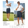 image:imageTBMPOY Mens 9 Golf Shorts Stretch Dress Quick Dry Casual Flat Front Elastic Waist Work Shorts for Men with 5 PocketsNavy Blue