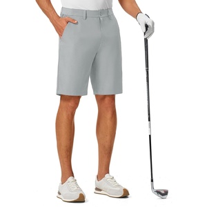 image:imageTBMPOY Mens 9 Golf Shorts Stretch Dress Quick Dry Casual Flat Front Elastic Waist Work Shorts for Men with 5 PocketsLight Grey