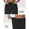 image:imageTBMPOY Womens 15 Hiking Shorts Long Bermuda Below The Knee Lightweight Quick Dry Outdoor Capris Shorts with PocketsBlack