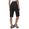 image:imageTBMPOY Womens 15 Hiking Shorts Long Bermuda Below The Knee Lightweight Quick Dry Outdoor Capris Shorts with PocketsBlack