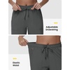 image:imageTBMPOY Womens 15 Hiking Shorts Long Bermuda Below The Knee Lightweight Quick Dry Outdoor Capris Shorts with PocketsDark Grey