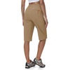 image:imageTBMPOY Womens 15 Hiking Shorts Long Bermuda Below The Knee Lightweight Quick Dry Outdoor Capris Shorts with PocketsKhaki