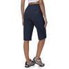 image:imageTBMPOY Womens 15 Hiking Shorts Long Bermuda Below The Knee Lightweight Quick Dry Outdoor Capris Shorts with PocketsNavy