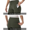 image:imageTBMPOY Womens Hiking Pants Lightweight Water Resistant Travel Casual Stretch Quick Dry Work Outdoor Zipper PocketsArmy Green
