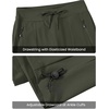 image:imageTBMPOY Womens Hiking Pants Lightweight Water Resistant Travel Casual Stretch Quick Dry Work Outdoor Zipper PocketsArmy Green