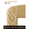 image:imageTBMPOY Womens Hiking Pants Lightweight Water Resistant Travel Casual Stretch Quick Dry Work Outdoor Zipper PocketsCamel