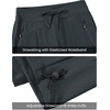 image:imageTBMPOY Womens Hiking Pants Lightweight Water Resistant Travel Casual Stretch Quick Dry Work Outdoor Zipper PocketsCold Grey
