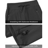 image:imageTBMPOY Womens Hiking Pants Lightweight Water Resistant Travel Casual Stretch Quick Dry Work Outdoor Zipper PocketsDark Grey