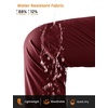image:imageTBMPOY Womens Hiking Pants Lightweight Water Resistant Travel Casual Stretch Quick Dry Work Outdoor Zipper PocketsWine Red
