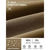 image:imageTBMPOY Mens Golf Shorts 7 Stretch Dress Casual Elastic Waist Short Quick Dry Lightweight Hiking Shorts with 4 PocketsGold Khaki