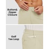 image:imageTBMPOY Mens Golf Shorts 7 Stretch Dress Casual Elastic Waist Short Quick Dry Lightweight Hiking Shorts with 4 PocketsLight Khaki