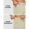 image:imageTBMPOY Mens Golf Shorts 7 Stretch Dress Casual Elastic Waist Short Quick Dry Lightweight Hiking Shorts with 4 PocketsLight Khaki
