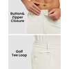 image:imageTBMPOY Mens Golf Shorts 7 Stretch Dress Casual Elastic Waist Short Quick Dry Lightweight Hiking Shorts with 4 PocketsOffwhite