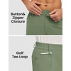 image:imageTBMPOY Mens Golf Shorts 7 Stretch Dress Casual Elastic Waist Short Quick Dry Lightweight Hiking Shorts with 4 PocketsSage Green