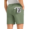 image:imageTBMPOY Mens Golf Shorts 7 Stretch Dress Casual Elastic Waist Short Quick Dry Lightweight Hiking Shorts with 4 PocketsSage Green
