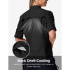 image:imageTBMPOY Womens UPF 50 Fishing Safari Hiking Sun Shirt Uv Protection Button Down Long Sleeve Camp Outdoor Travel ClothesBlack