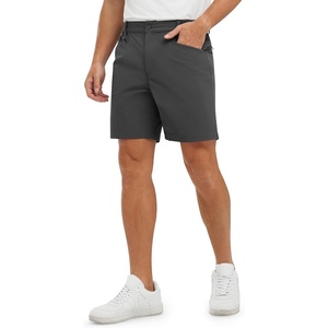 image:imageTBMPOY Mens Golf Shorts 7 Stretch Dress Casual Elastic Waist Short Quick Dry Lightweight Hiking Shorts with 4 PocketsDark Grey