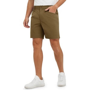 image:imageTBMPOY Mens Golf Shorts 7 Stretch Dress Casual Elastic Waist Short Quick Dry Lightweight Hiking Shorts with 4 PocketsGold Khaki