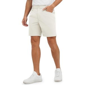 image:imageTBMPOY Mens Golf Shorts 7 Stretch Dress Casual Elastic Waist Short Quick Dry Lightweight Hiking Shorts with 4 PocketsOffwhite