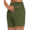 image:imageTBMPOY Womens 6 Hiking Cargo Shorts Quick Dry with Pockets Work Golf Short Lightweight Outdoor Active Summer for Women6army Green
