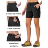 image:imageTBMPOY Womens 6 Hiking Cargo Shorts Quick Dry with Pockets Work Golf Short Lightweight Outdoor Active Summer for Women6black