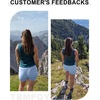 image:imageTBMPOY Womens 6 Hiking Cargo Shorts Quick Dry with Pockets Work Golf Short Lightweight Outdoor Active Summer for Women6blue Purple