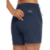 image:imageTBMPOY Womens 6 Hiking Cargo Shorts Quick Dry with Pockets Work Golf Short Lightweight Outdoor Active Summer for Women6dark Blue