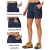 image:imageTBMPOY Womens 6 Hiking Cargo Shorts Quick Dry with Pockets Work Golf Short Lightweight Outdoor Active Summer for Women6dark Blue