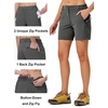 image:imageTBMPOY Womens 6 Hiking Cargo Shorts Quick Dry with Pockets Work Golf Short Lightweight Outdoor Active Summer for Women6dark Grey