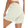 image:imageTBMPOY Womens 6 Hiking Cargo Shorts Quick Dry with Pockets Work Golf Short Lightweight Outdoor Active Summer for Women6off White