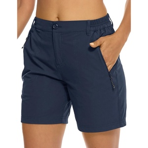 image:imageTBMPOY Womens 6 Hiking Cargo Shorts Quick Dry with Pockets Work Golf Short Lightweight Outdoor Active Summer for Women6dark Blue