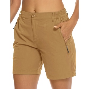 image:imageTBMPOY Womens 6 Hiking Cargo Shorts Quick Dry with Pockets Work Golf Short Lightweight Outdoor Active Summer for Women6dark Khaki