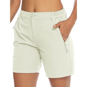 image:imageTBMPOY Womens 6 Hiking Cargo Shorts Quick Dry with Pockets Work Golf Short Lightweight Outdoor Active Summer for Women6off White