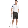 image:imageTBMPOY Mens Golf Shorts 9 Lightweight Quick Dry Hiking Cargo Shorts Casual Travel Outdoor with 4 PocketsDark Grey