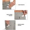 image:imageTBMPOY Mens Golf Shorts 9 Lightweight Quick Dry Hiking Cargo Shorts Casual Travel Outdoor with 4 PocketsLight Grey