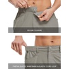 image:imageTBMPOY Mens Golf Shorts 9 Lightweight Quick Dry Hiking Cargo Shorts Casual Travel Outdoor with 4 PocketsLight Grey