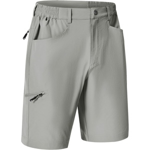 image:imageTBMPOY Mens Golf Shorts 9 Lightweight Quick Dry Hiking Cargo Shorts Casual Travel Outdoor with 4 PocketsLight Grey