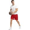 image:imageTBMPOY Mens 7 Running Hiking Shorts Quick Dry Athletic Gym Outdoor Sports  3 Zip Pockets Water Resistant Lightweight Workout Short UPF 50 for Fishing Activrwear Summer Travel Casual WorkB10red
