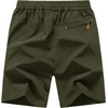 image:imageTBMPOY Mens 7 Running Hiking Shorts Quick Dry Athletic Gym Outdoor Sports  3 Zip Pockets Water Resistant Lightweight Workout Short UPF 50 for Fishing Activrwear Summer Travel Casual WorkA4armygreen